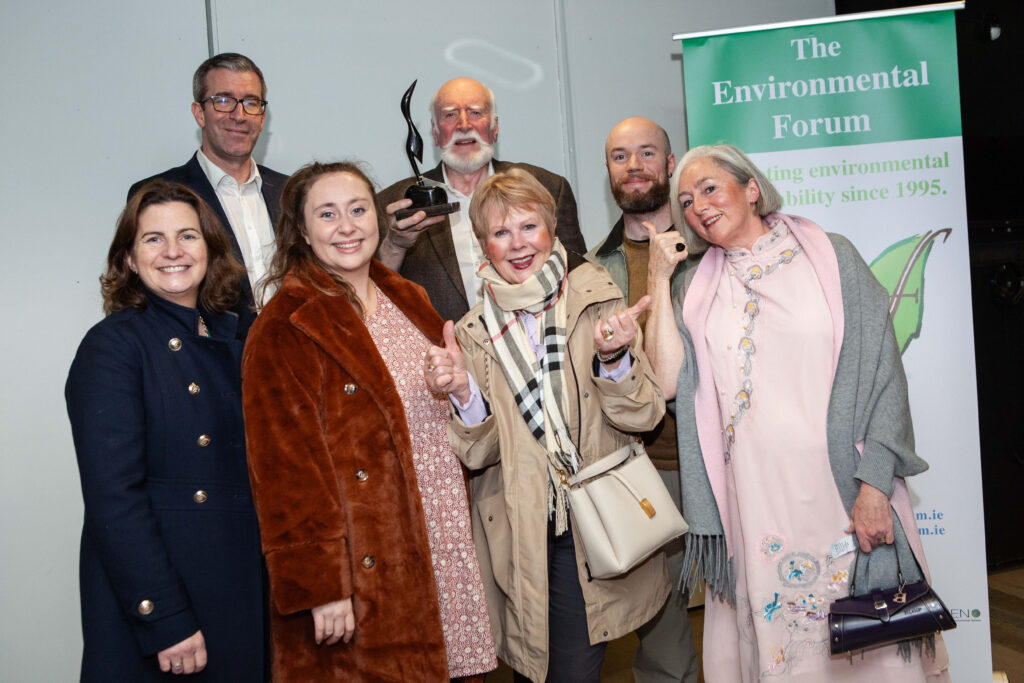 Lifetime Achievement Awardee with family and friends