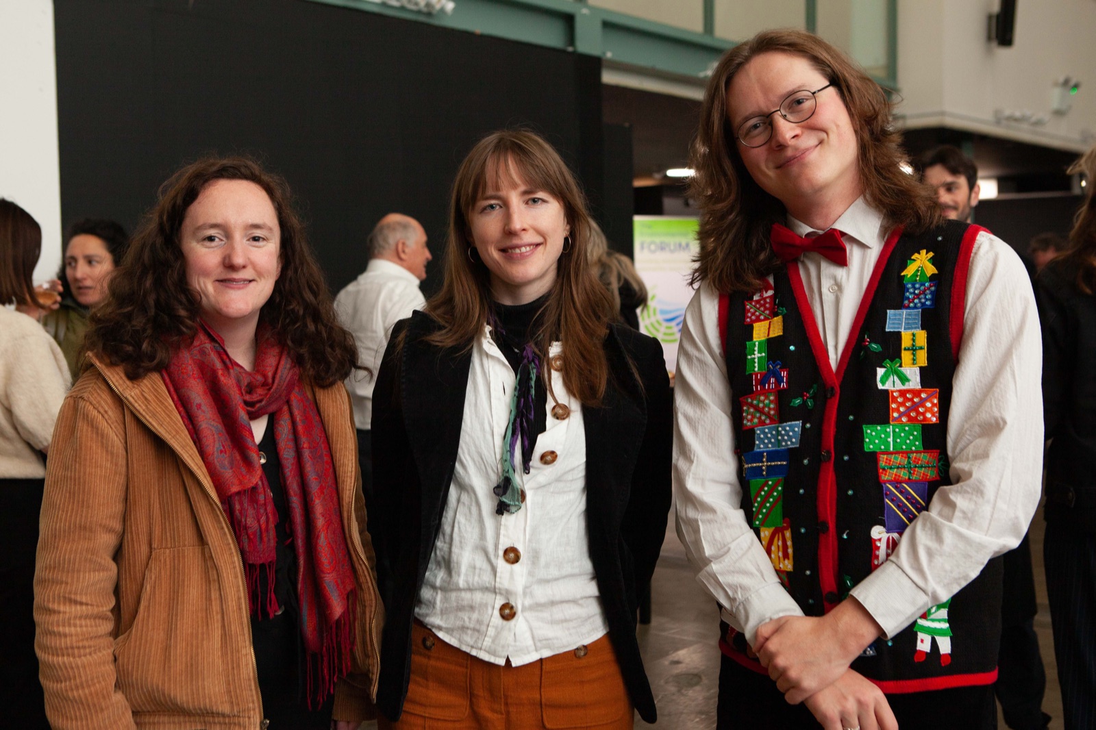 Amy, Irene and Dylan at the 2025 Environmental Awards ceremony