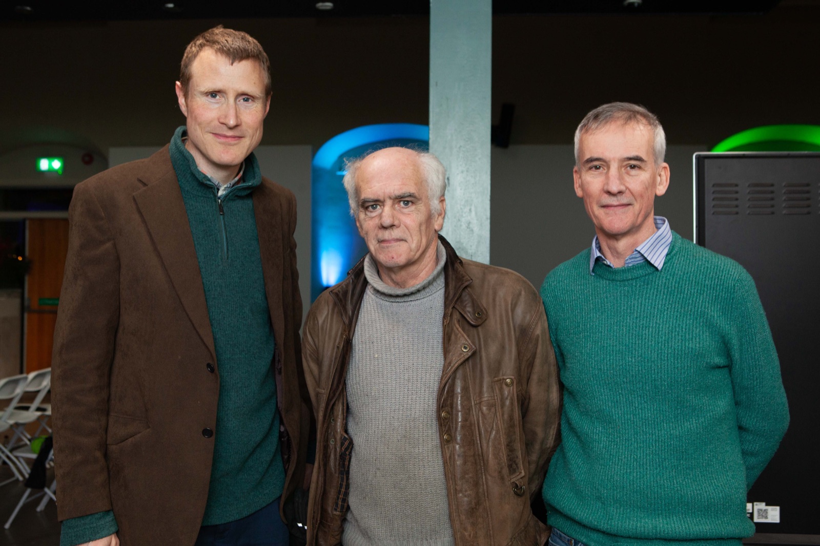 Matt Jones, Niall McAuliffe and Ted Bradley at the 2025 Environmental Awards ceremony